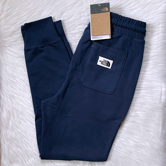 The North Face Men’s Heritage Patch Summit Navy Joggers - Picture 1 of 8